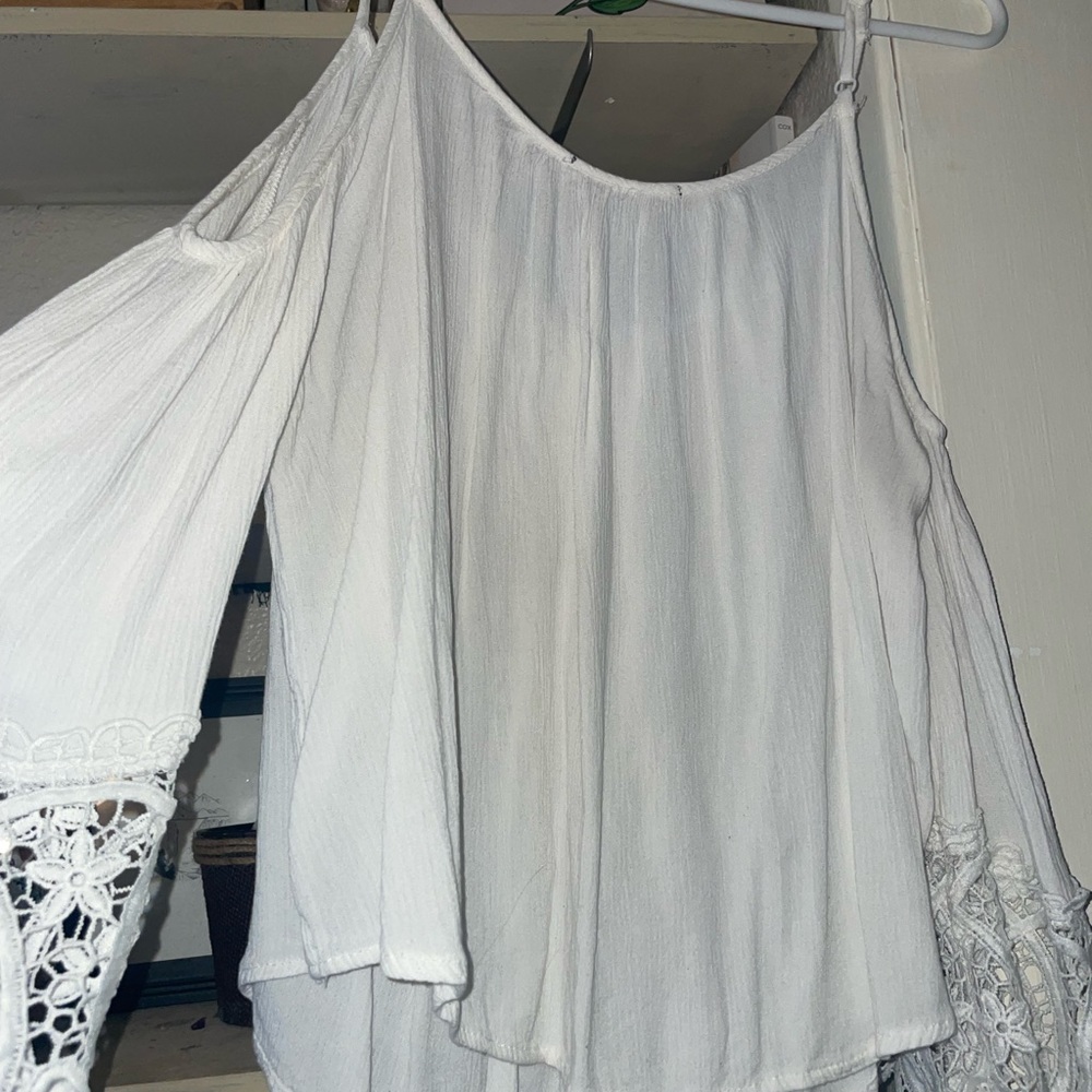 White off the shoulder blouse